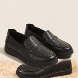 Xanthe Comfortable Slip-On Flat Loafers — HK226-Black variant