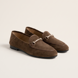 Yara Classic Everyday Flat Loafers — Coffee Suede variant