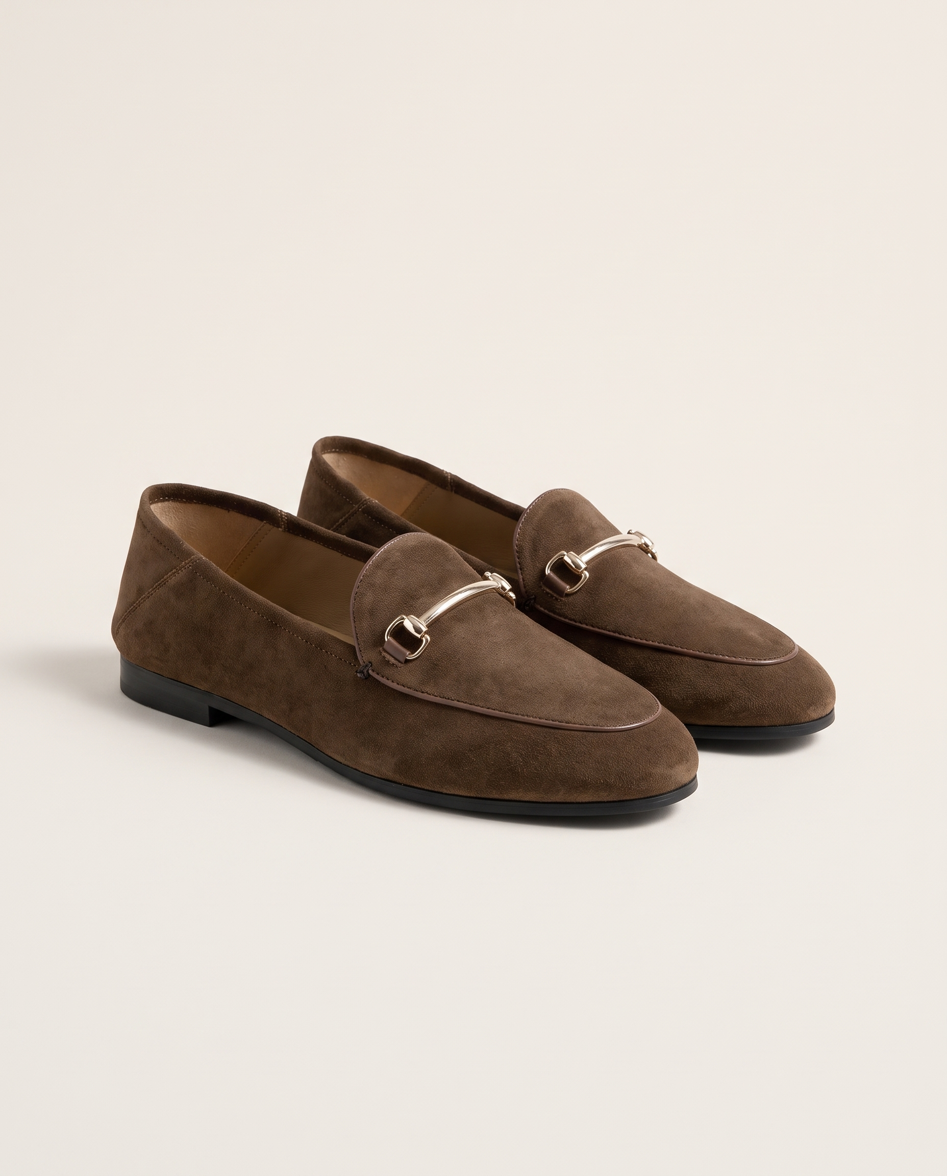 Yara Classic Everyday Flat Loafers — Coffee Suede variant